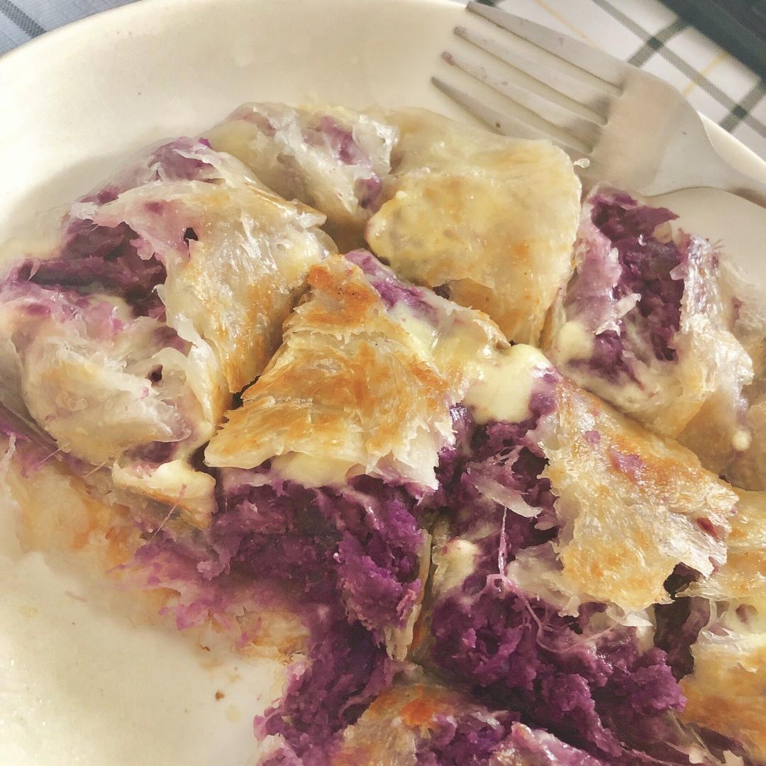 【不粘锅手抓饼の爆浆芝士拉丝】