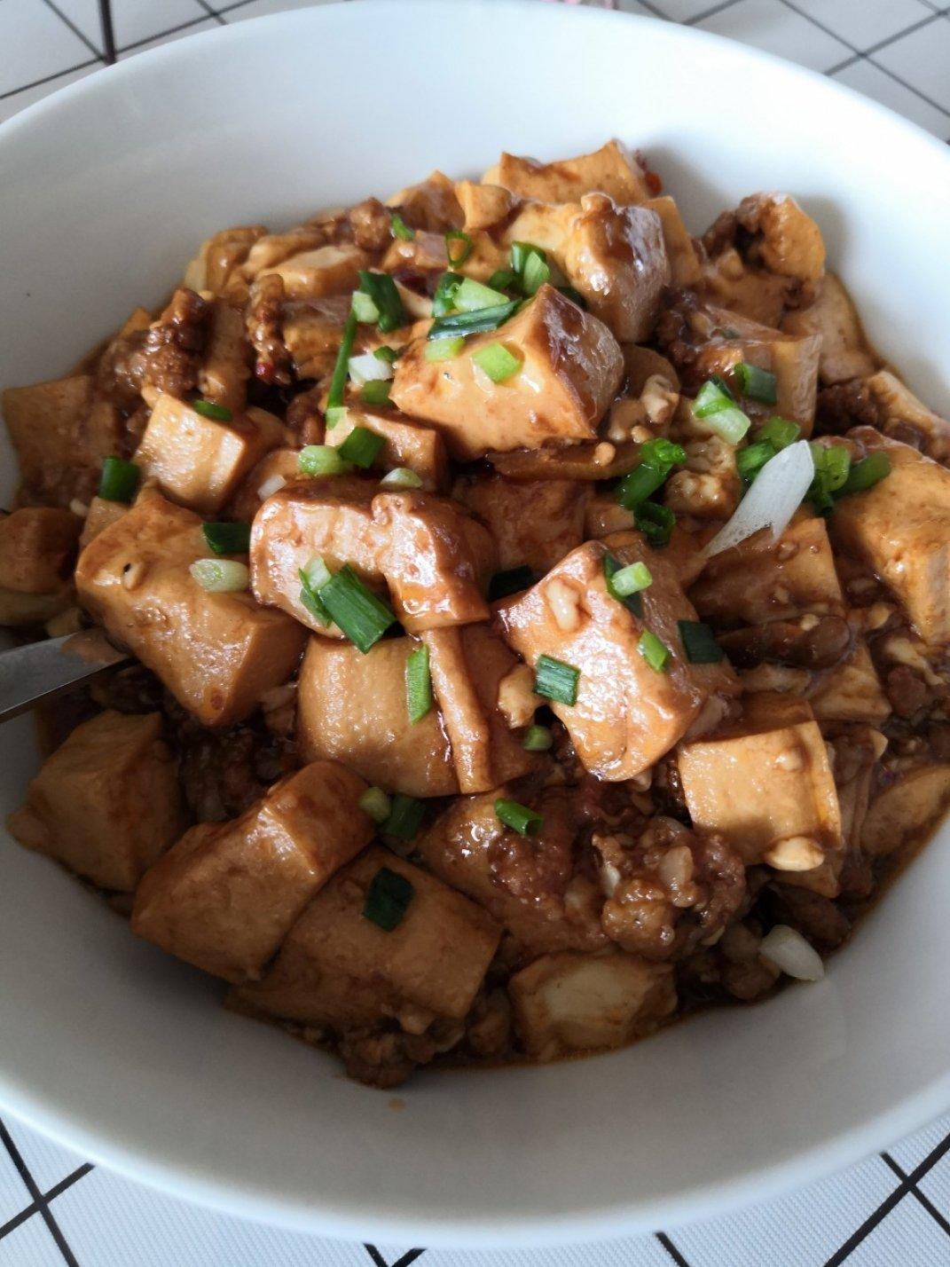 家常红烧肉末豆腐