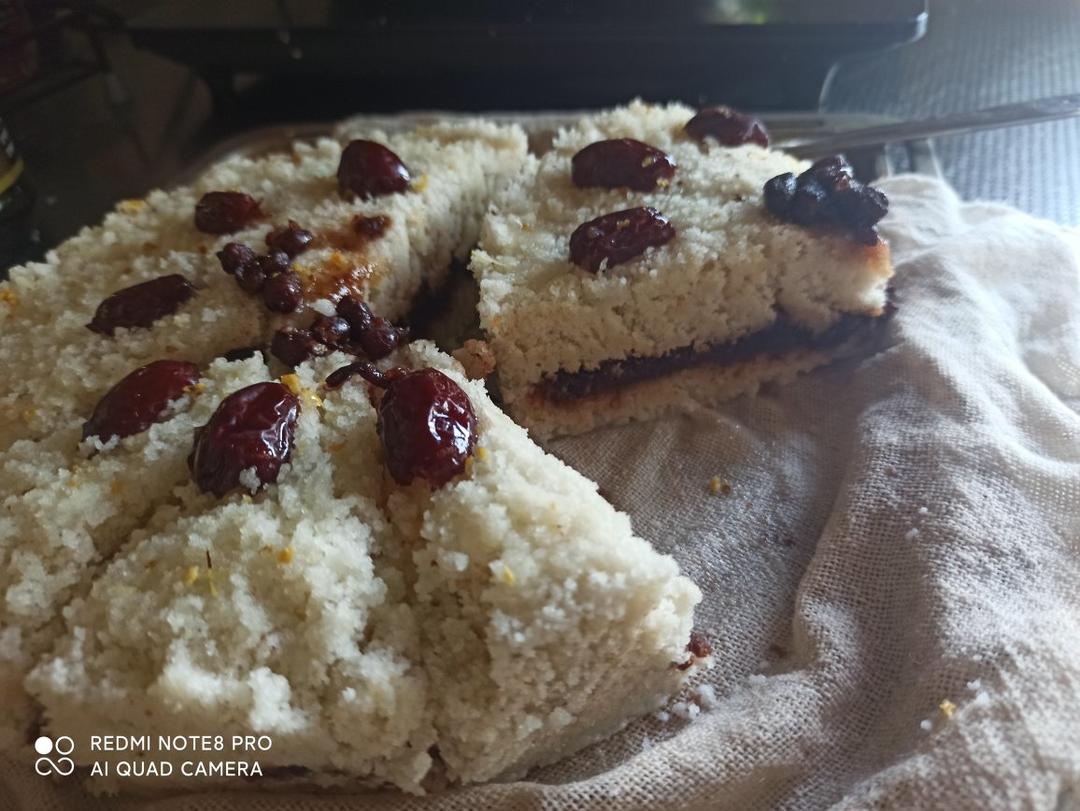 超好吃的桂花豆沙米糕