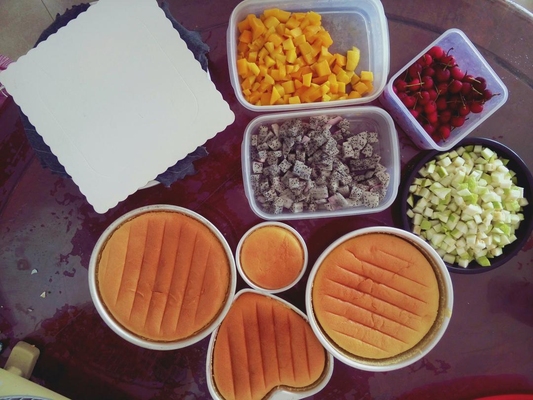 戚风蛋糕（不回缩，裱花打底首选）