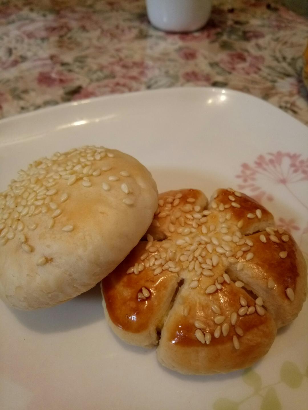 酥皮绿豆饼   酥得掉渣渣