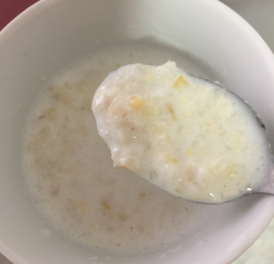 不用煮的玉米牛奶粥