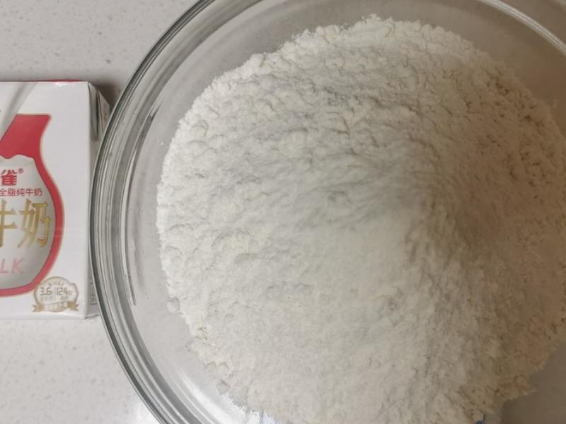 纯奶手撕吐司的做法 步骤1