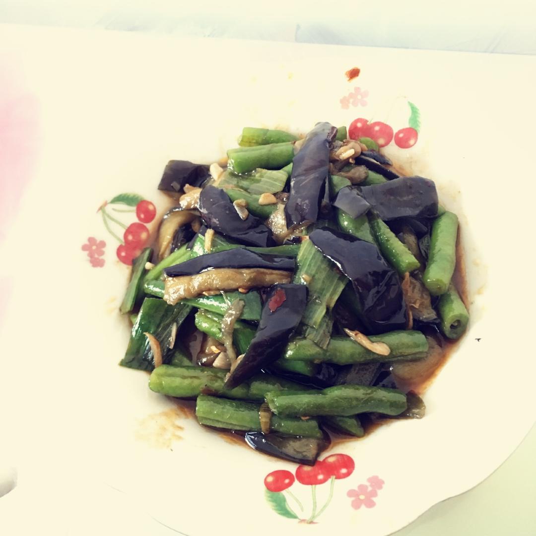 茄子烧豆角