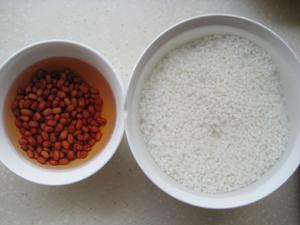 抹茶牛奶红豆粽的做法 步骤2