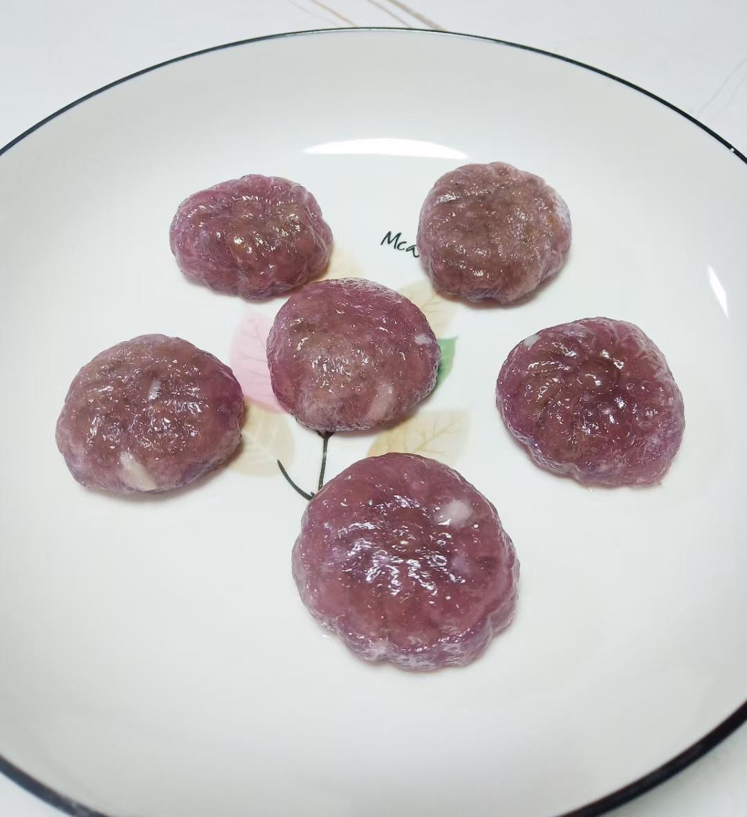 不放油|低脂|紫晶绿豆糕|纯素