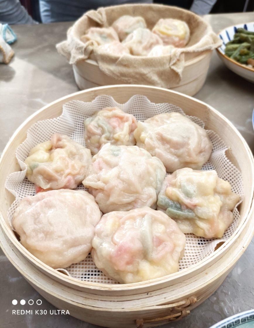 青椒火腿蒸包