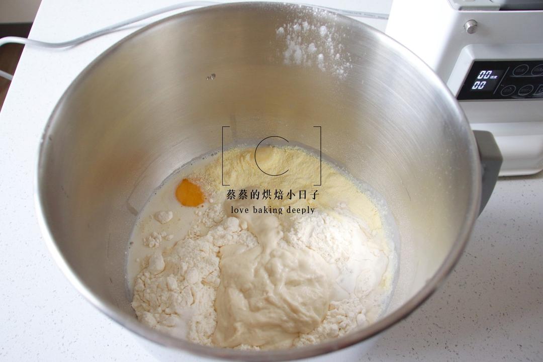 纯奶手撕吐司的做法 步骤1