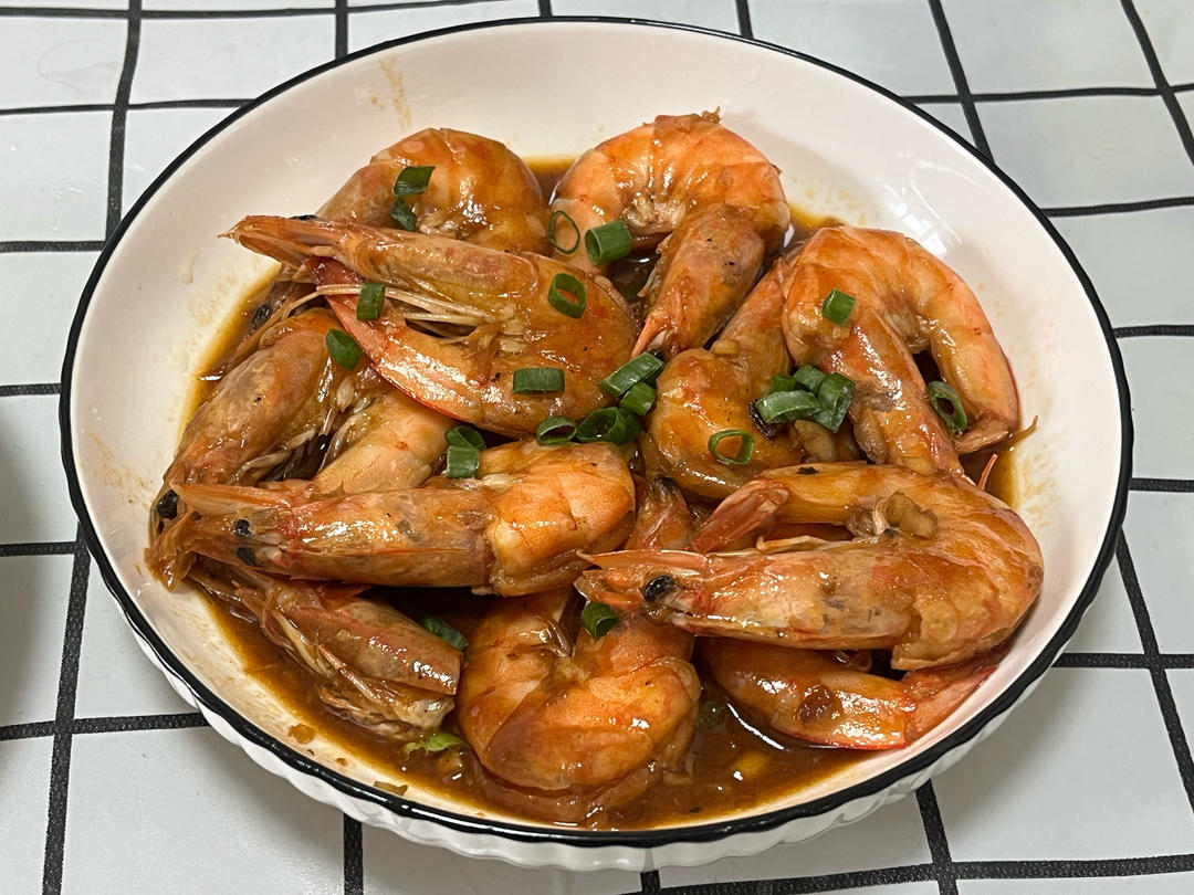 家庭版油焖大虾