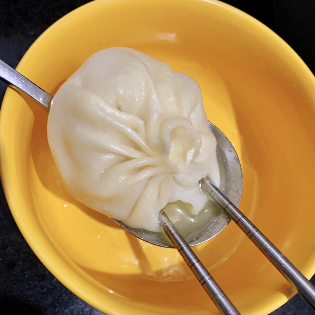 没有皮冻的灌汤包更清爽