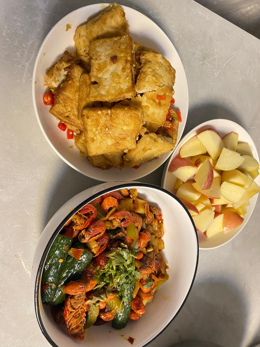 爆汁香煎豆腐