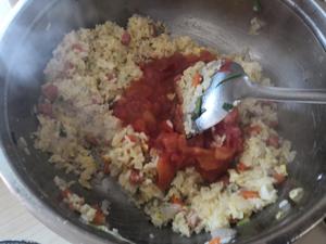 番茄鸡蛋炒饭的做法 步骤10