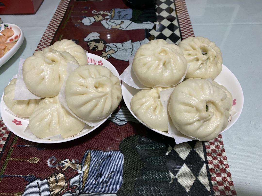节省一半时间的大包子（另付翠绿菜包子，肉包子，腹黑包子食谱）