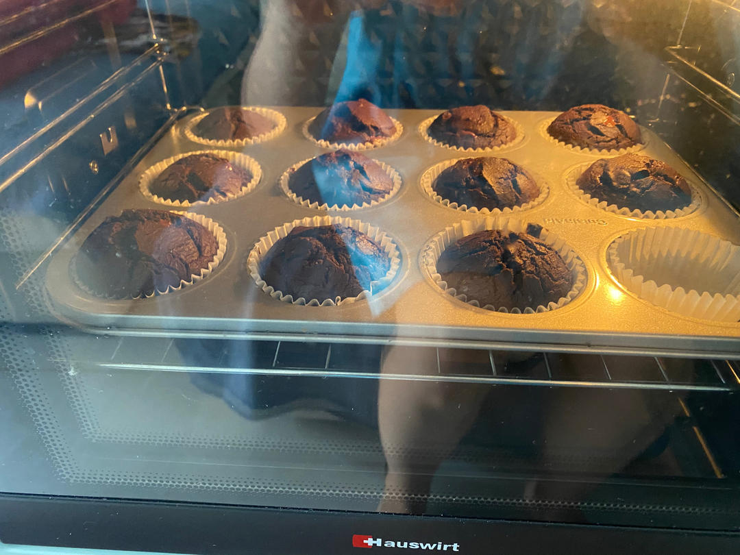 在家做巧克力蘑菇头麦芬蛋糕🍫