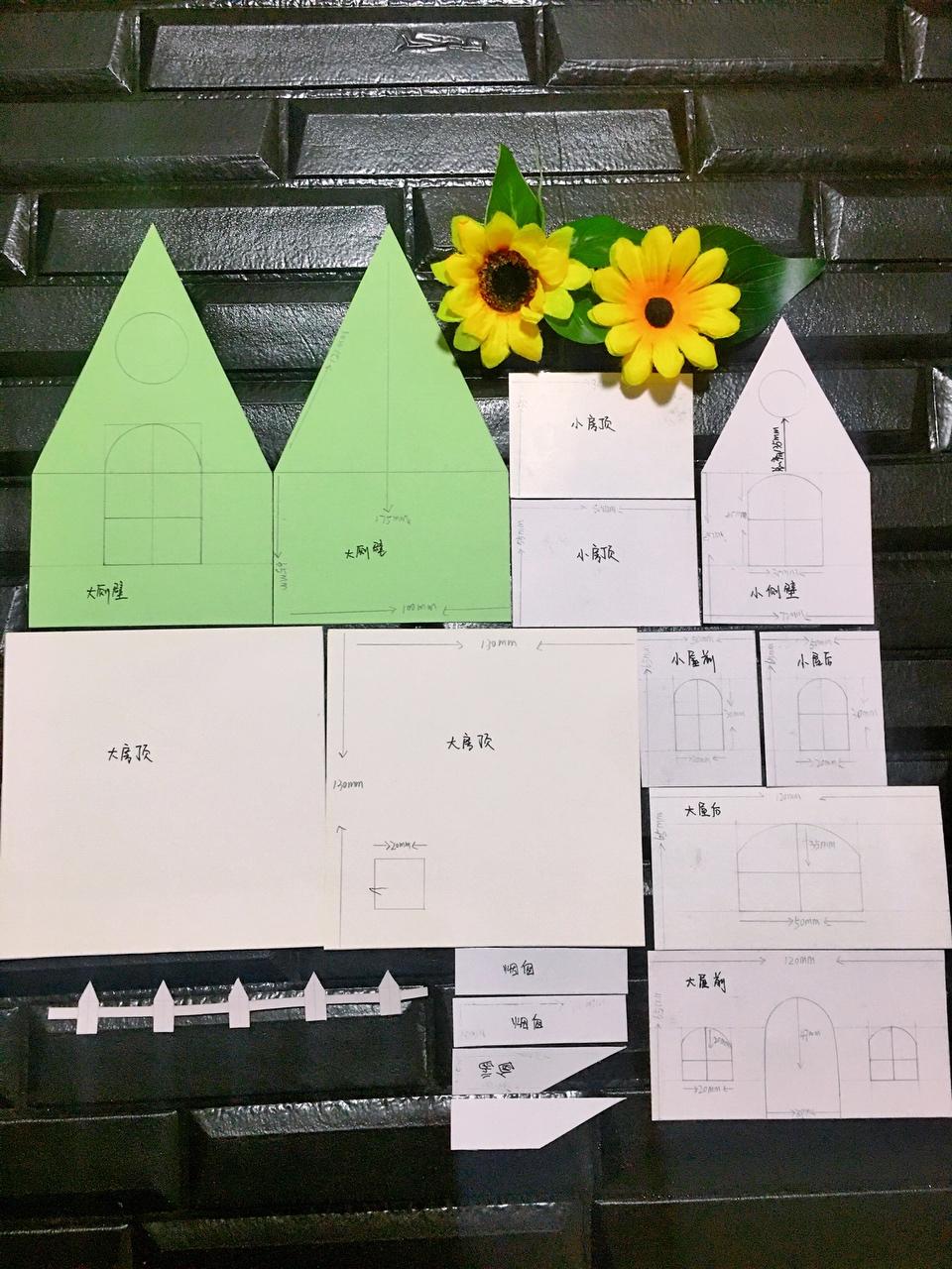 圣诞将至尺寸超详细的圣诞姜饼屋图纸拿走不谢