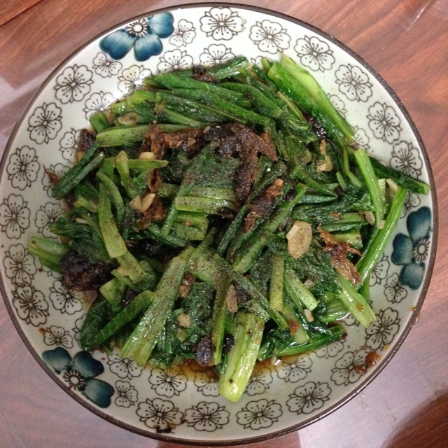 豆豉鲮鱼油麦菜