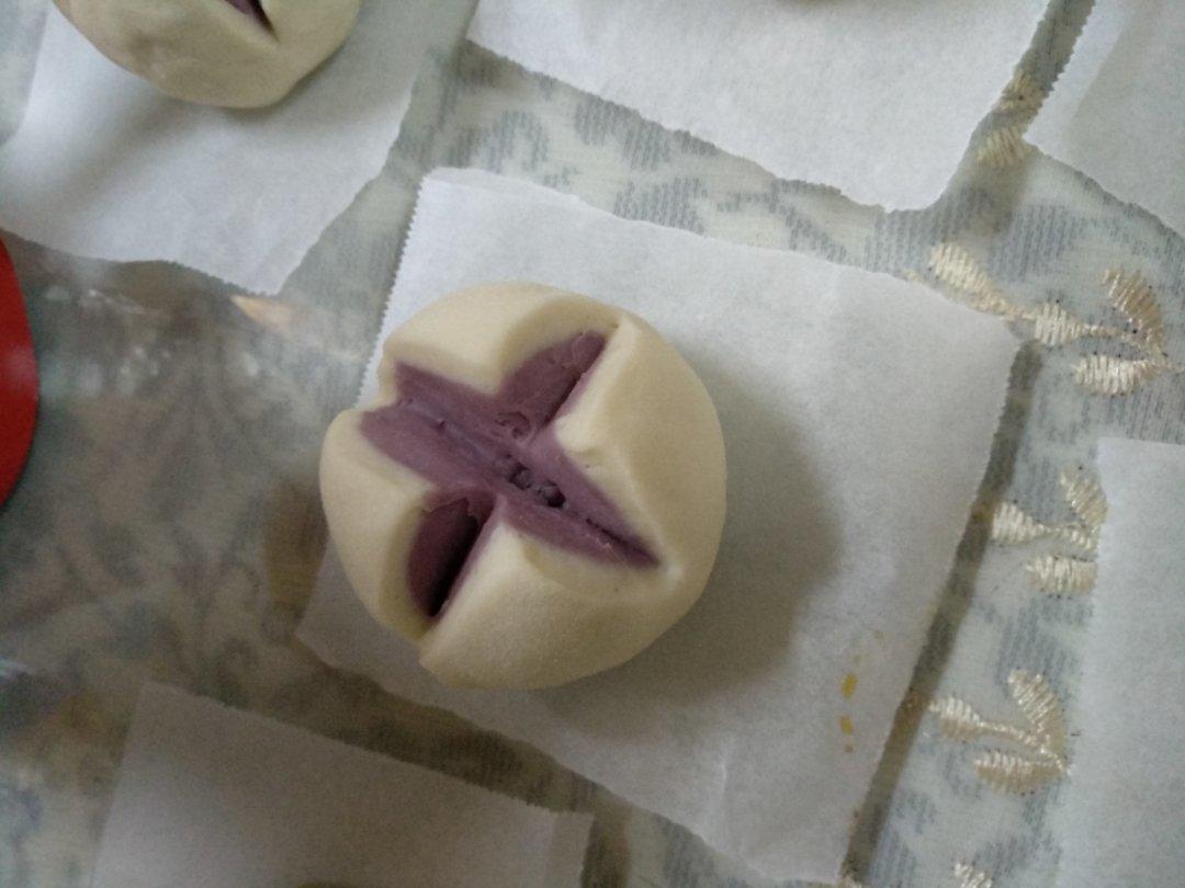 紫薯开花馒头