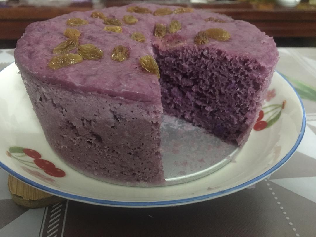紫薯发糕