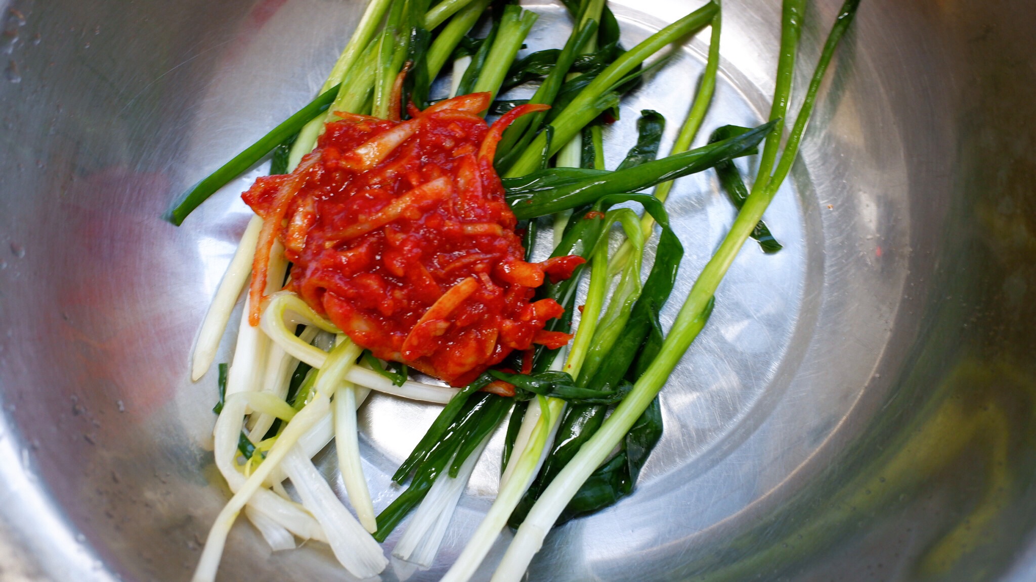 简单易学的韩式小葱泡菜的做法