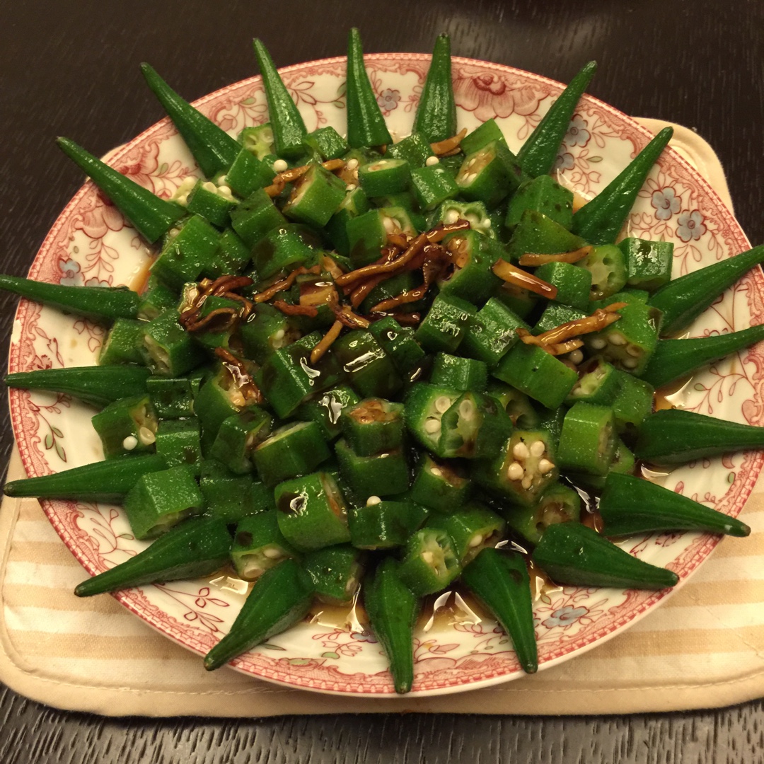 【白灼秋葵】清爽简单