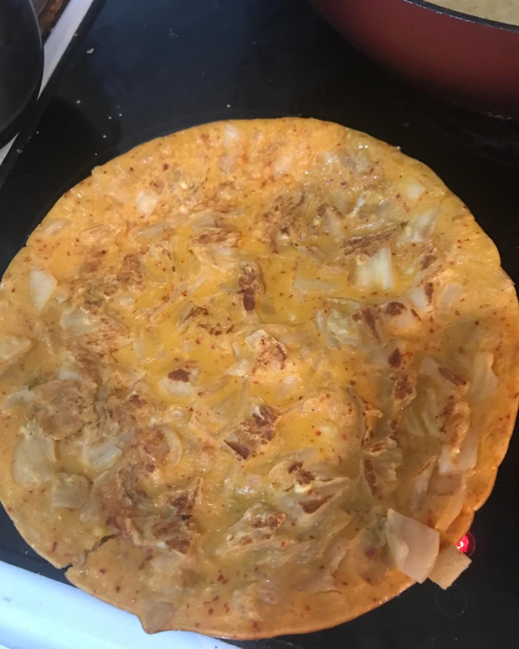 堂妈教你做泡菜饼