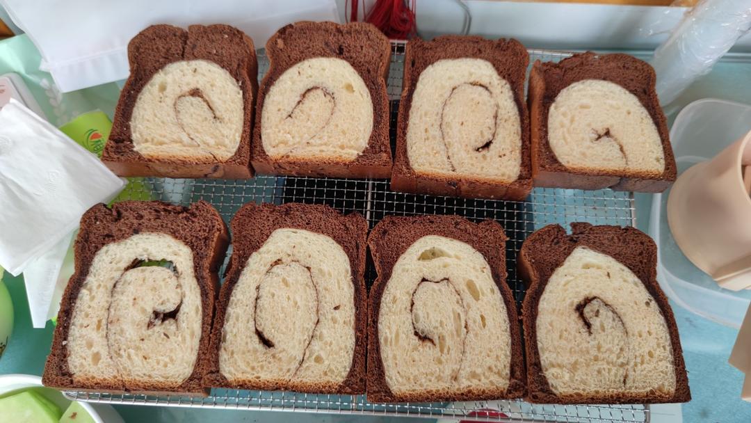 😍超柔软的巧克力黑钻吐司