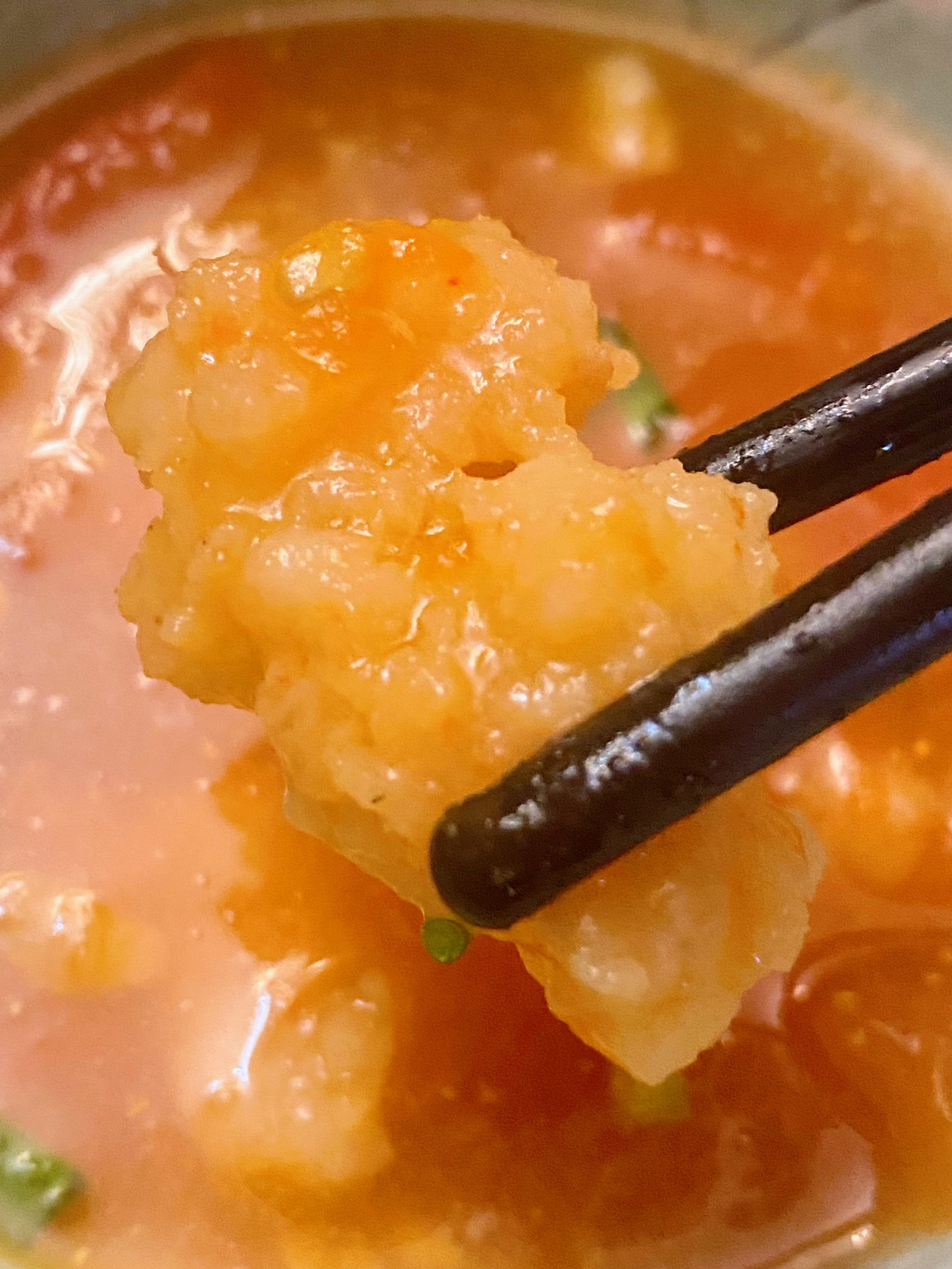 低卡！！番茄虾滑汤🥣的做法