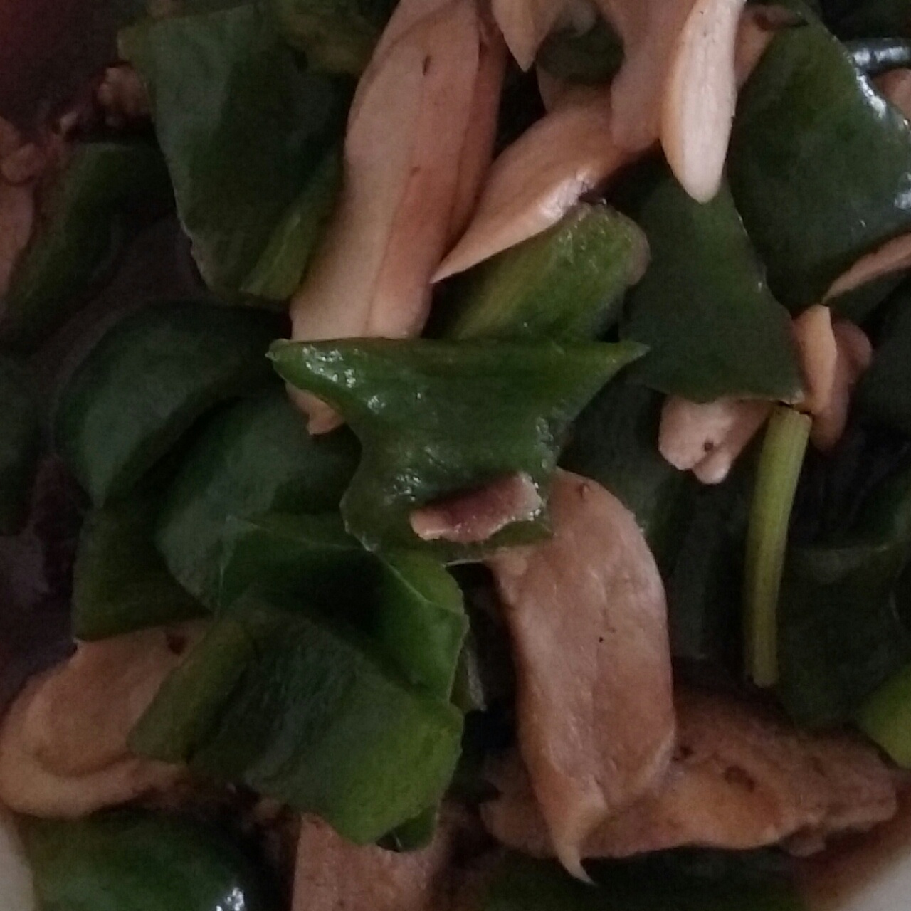 青椒素炒杏鲍菇