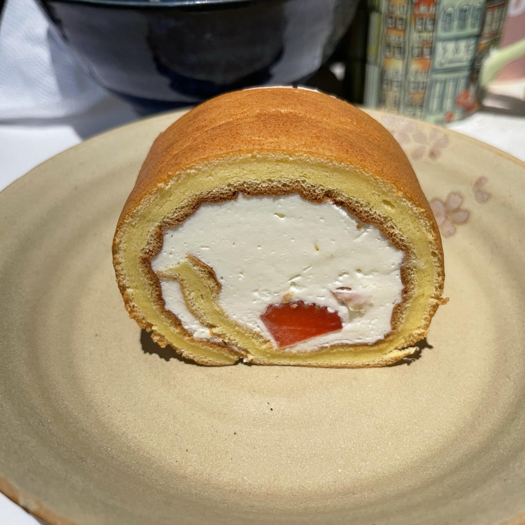 芒果蛋糕卷（详细的小四卷制作视频）