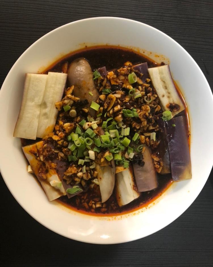凉拌蒸茄子