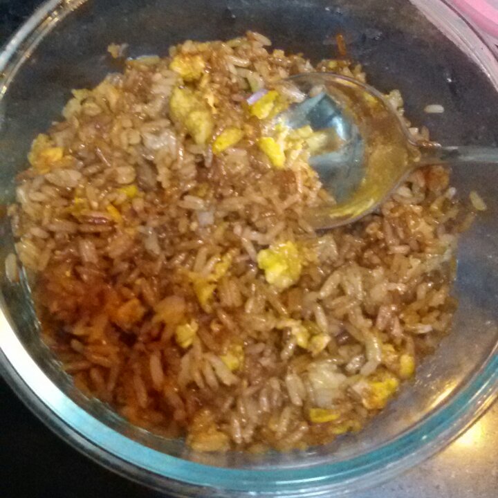 傻瓜版酱油炒饭