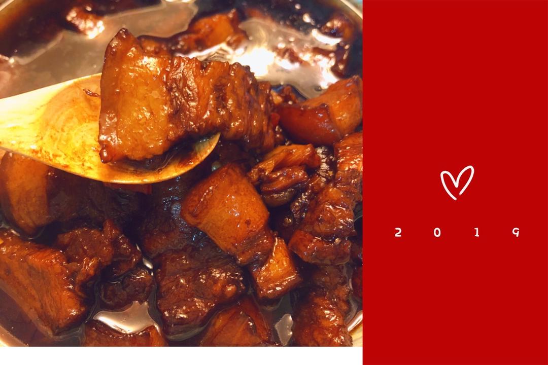 快手金蒜红烧肉