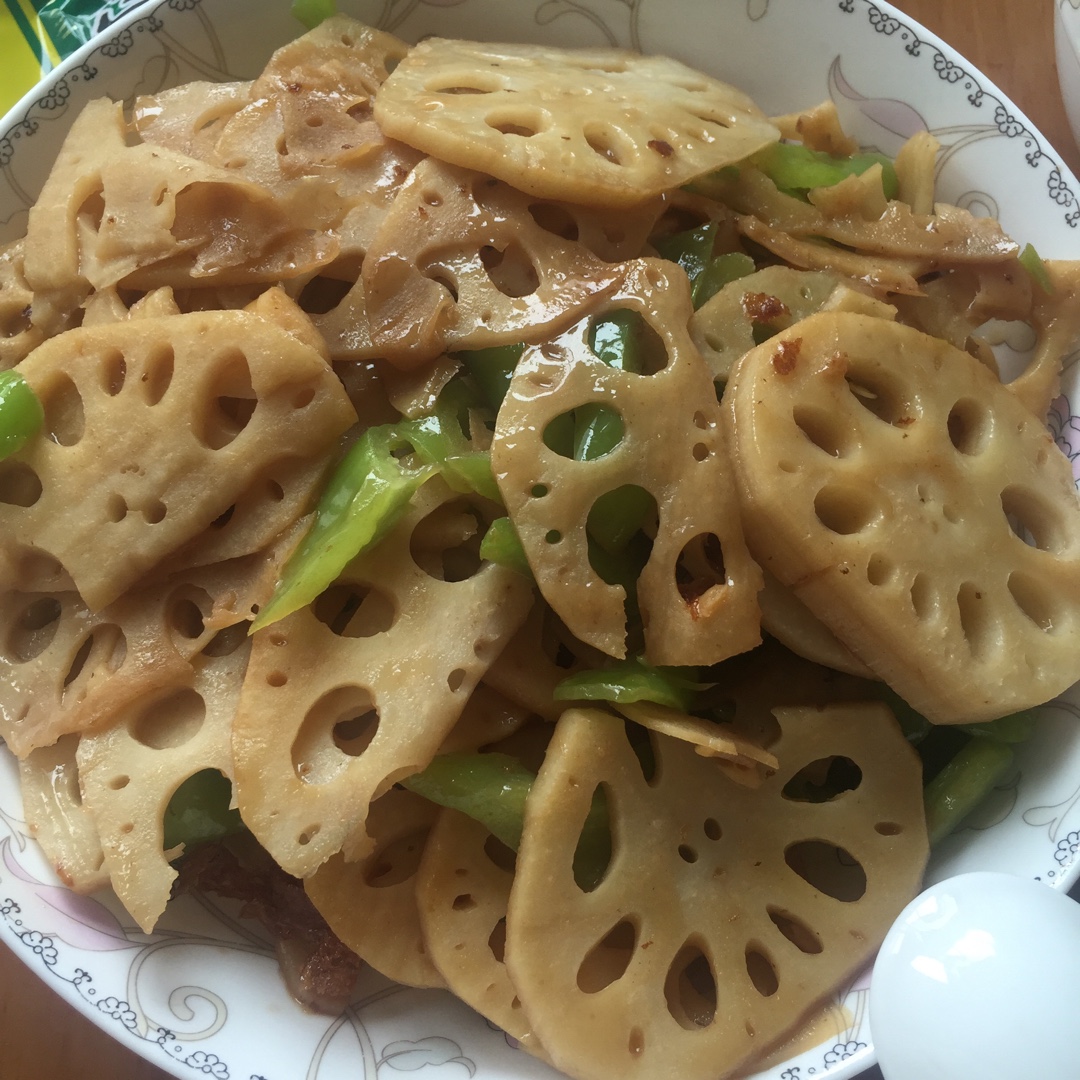 素炒藕片