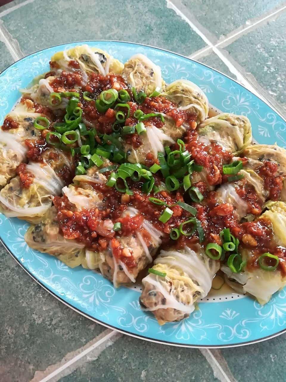 肉酿白菜卷