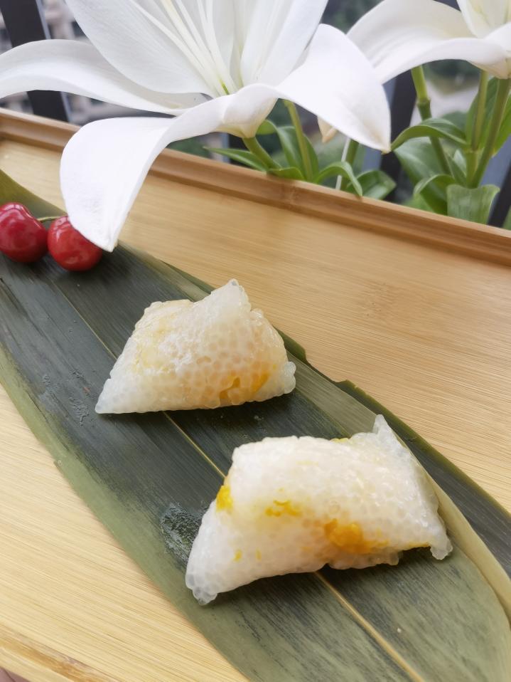 杨枝甘露粽(椰香芒果西米粽)的做法