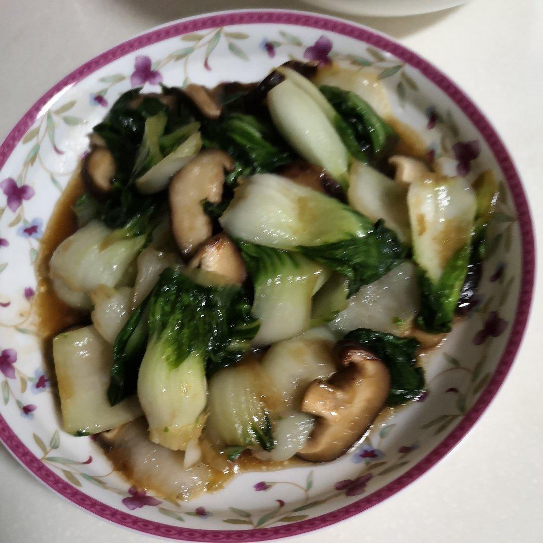 简单营养快手香菇青菜