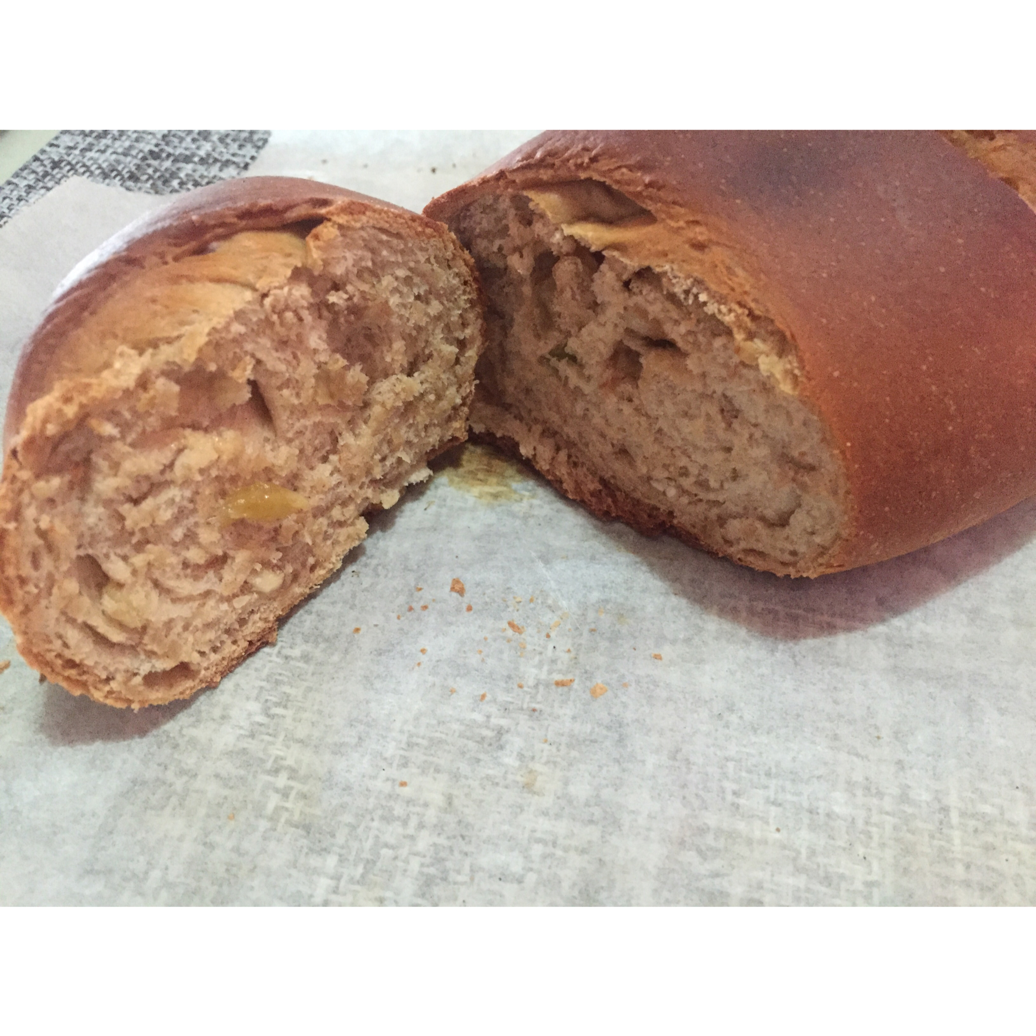 黑麦核桃红糖面包