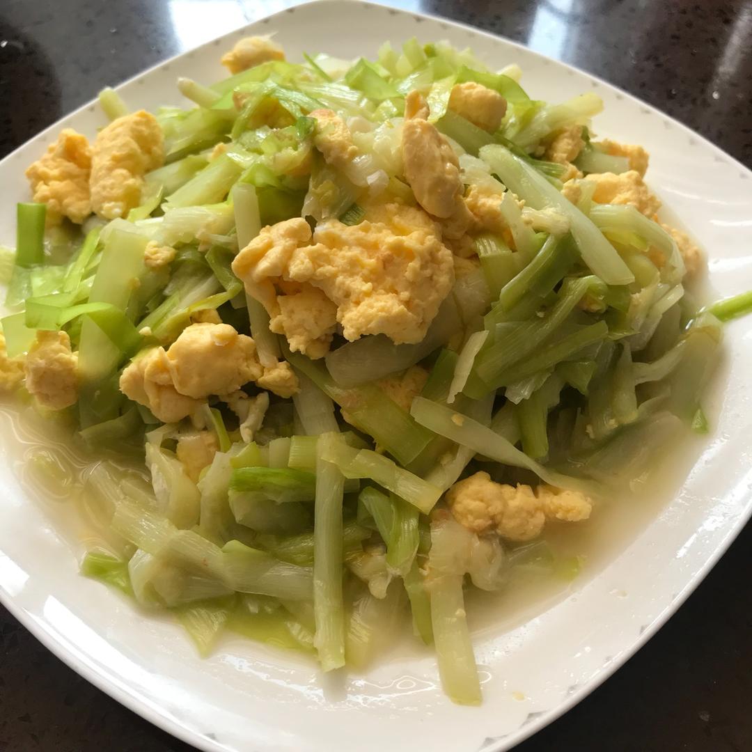 蒜黄炒蛋