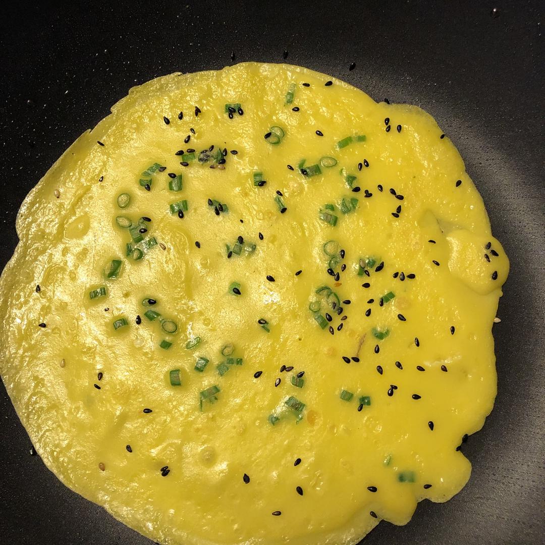 葱花蛋饼（快手营养早餐）