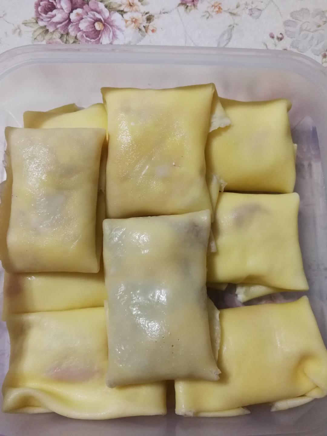 芒果班戟+港式奶茶