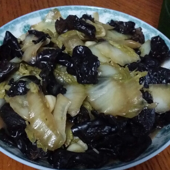 醋溜白菜木耳