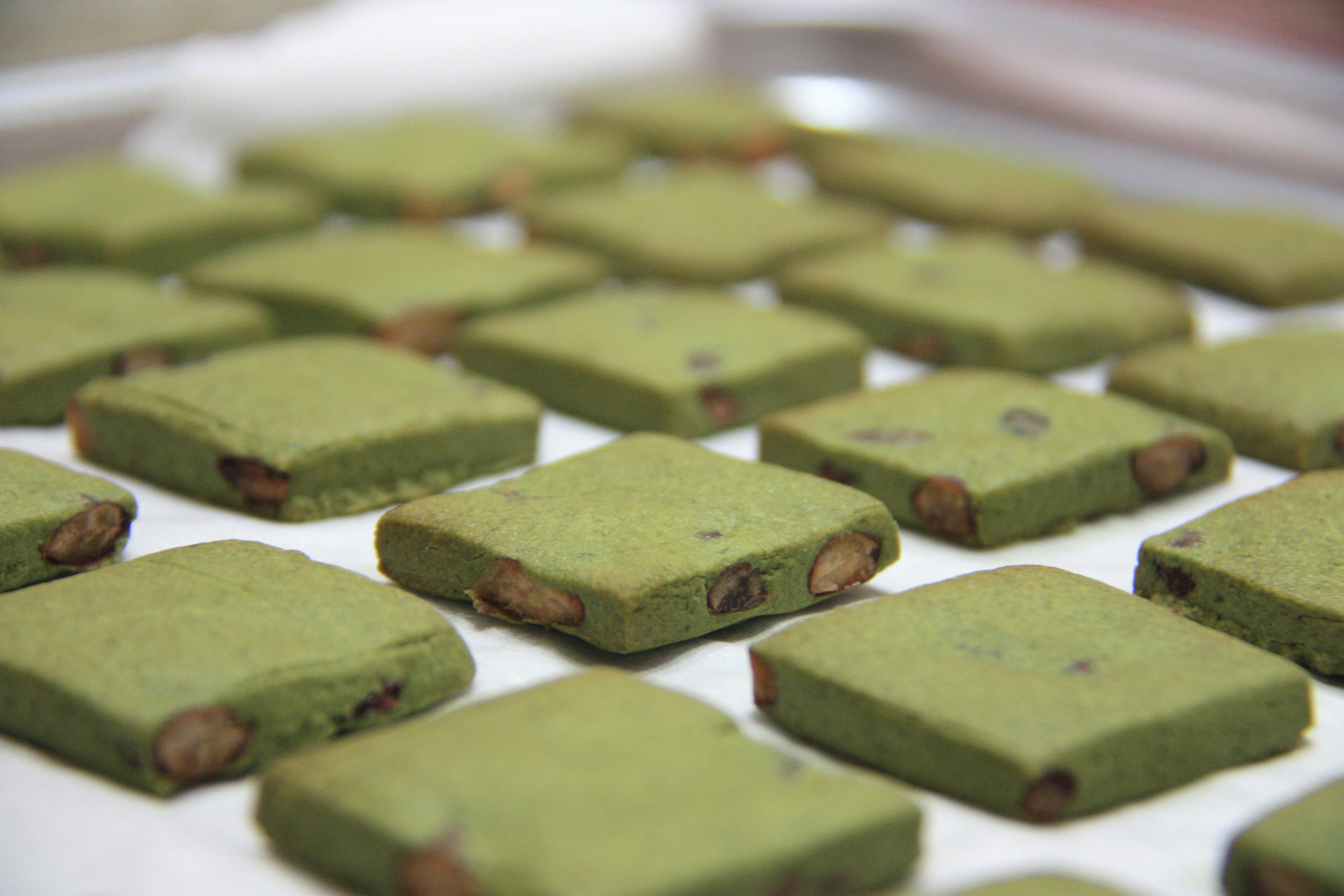 抹茶红豆米饼干