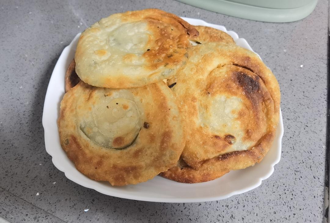上海葱油饼-酥到掉渣