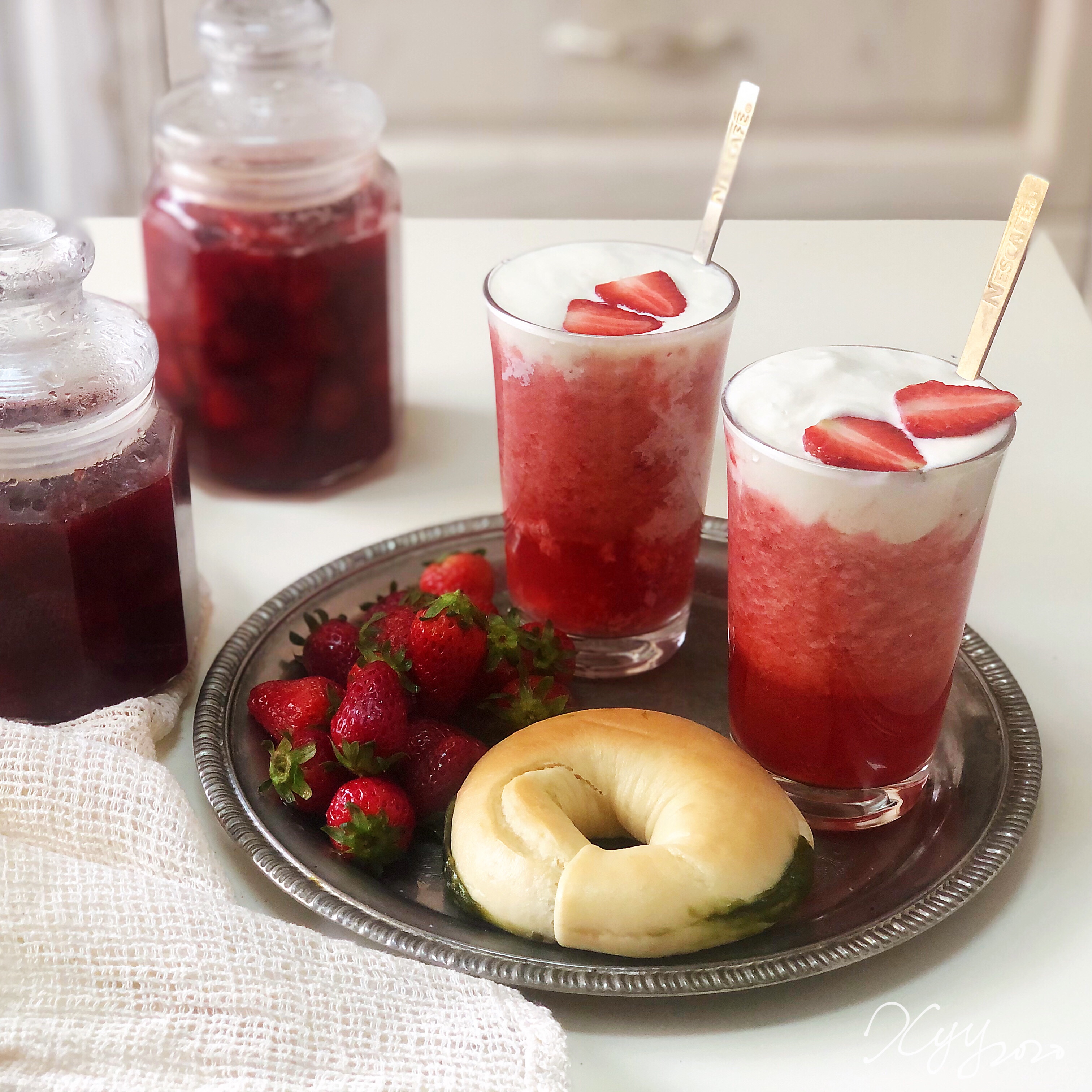 芝芝莓莓～草莓浓缩糖浆的熬制的做法