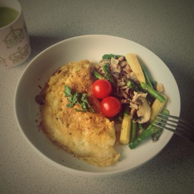 西式乳酪欧姆蛋 omelette