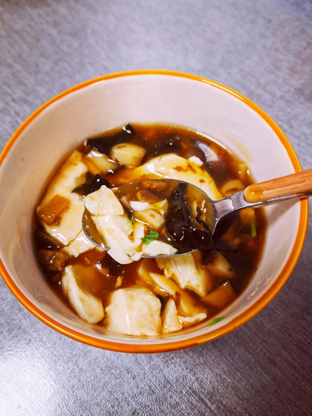 鲜香卤汁豆腐脑