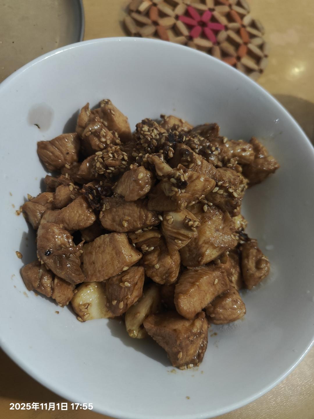 孜然蒜香鸡胸肉