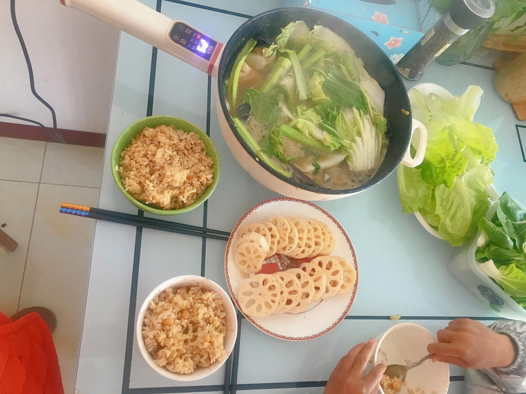 无油｜秋藕栗子羹｜甘甜美味