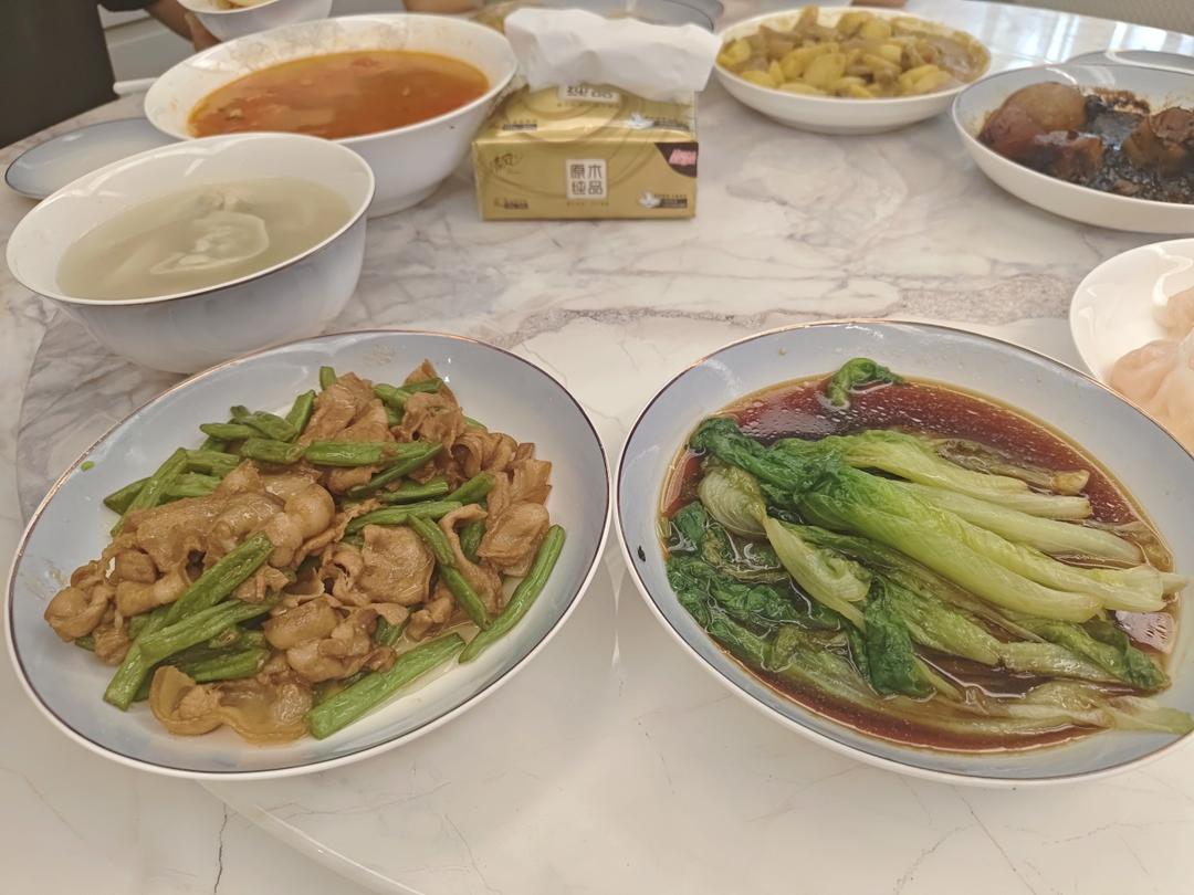 豆角炒肉丝