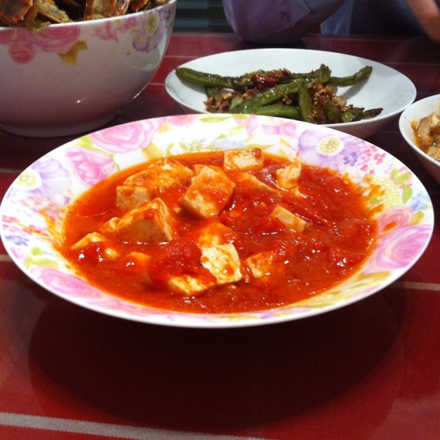茄汁豆腐